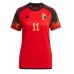 Belgien Yannick Carrasco #11 Hjemmebanetrøje Dame VM 2022 Kortærmet